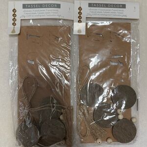 Tassel Decor with Wooden Beads